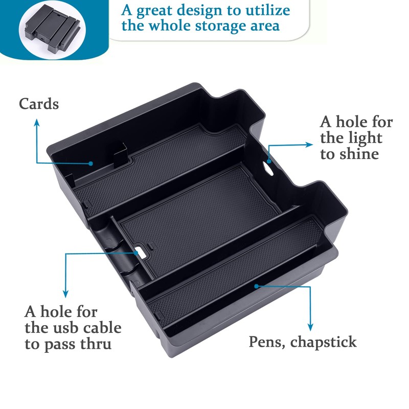 TOPINSTALL New Full Size Tray Compatible with 2019-2022 GMC Sierra