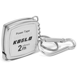 Cinta Metrica Corporal Cinta de Medir Antropometrica Cinta Metrica Digital Mini cinta métrica 2m Llavero Pequeña cinta métrica de acero Regalo portátil Lindo (Plata 2M)