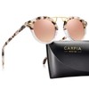 CARFIA Round Polarized Sunglasses Women with Mirrored & UV Protection