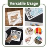 2 Pack Dinosaur Stencils for Painting A4 Size Reusable Plastic