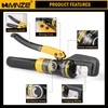 MMNZE 6 Ton Hydraulic Cable Lug Crimper Pliers 12 AWG