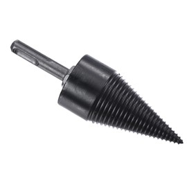 PATIKIL 42mm Firewood Log Splitter Drill Bit, Removable Drill Bits Electric Drills Screw Cone Driver with Round Shaft for Home and Outdoor