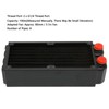 Cooling Radiator Double Layers 8 Pipes G1/4 Thread Double Fans