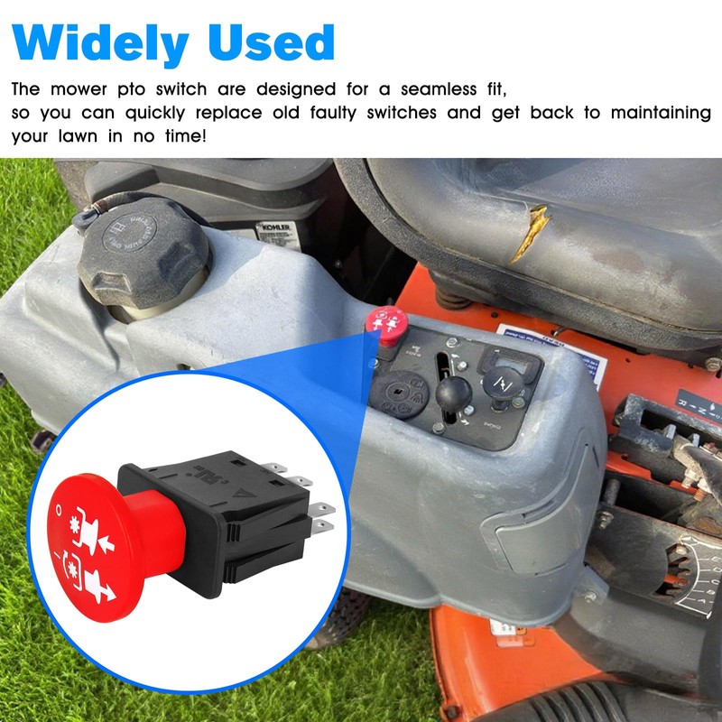 Mower PTO Switch for Delta 6204 6201 Series 8 Terminals 10 AMP PTO