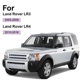 2PCS Black Roof Rack Crossbars Replacement for Land Rover for LR4 2010-2016 for Land Rover for LR3 2005-2009 (Fits Side Rails Models ONLY) AZHZ Aluminum Alloy Roof Rack Crossbars