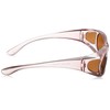 Polarized Lens, UV Protection, Soft Shape, Stylish, Over Glass, Rose