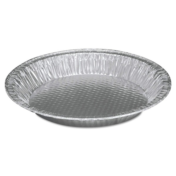 HFA 30535 Baking Pie Pan (Set of 200) - Dimensions: Top out: 9 5/8" - Top in: 8 3/4" - Bottom - 7"