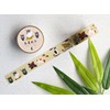 Cute Cat Masking Tape, Flower Card Pattern, Spring, Summer, Autumn,