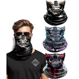 Neck Gaiters for Men,Sun UV Protection Seamless Bandana Face Cover Scarf Mask,Balaclava,headband for outdoor