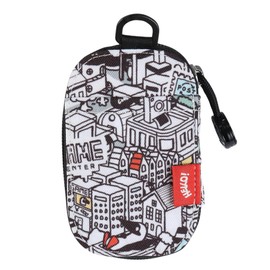 Chums Recycle Oval Key Zip Case, City