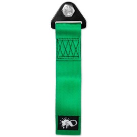 Auto-Dress Racing Tow Loop, Load Capacity 3t, Racing Hook Tow Strap (Green)