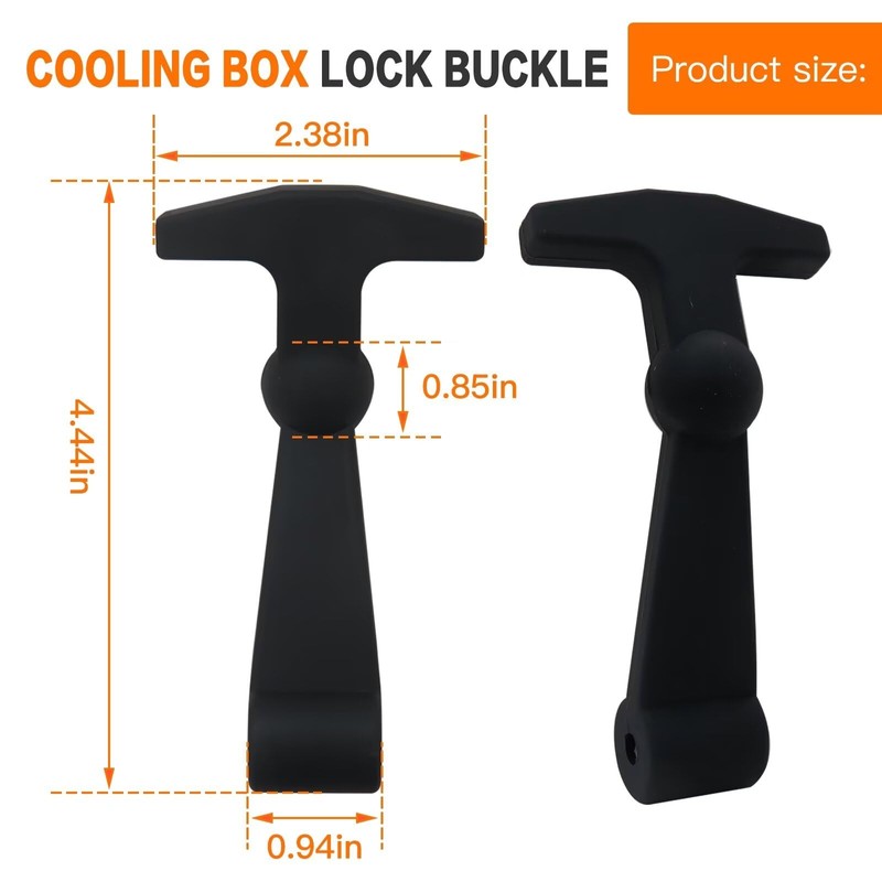 Zafina-UP Cooler Latches Replacement Fit for Yeti RTIC, Lid Latch