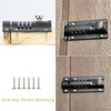 SPARDEE Heavy Duty 4-Digit Combination Locking Bolt – Reinforced Zinc