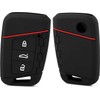 2 Piezas Funda Protección De Silicon Llave Compatible con VW