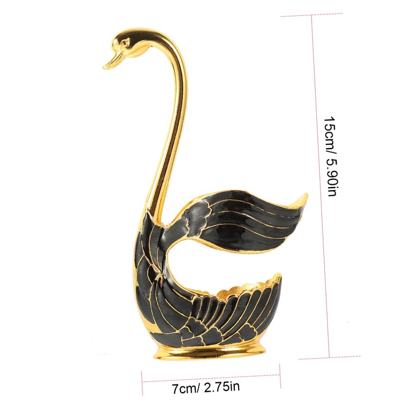 iplusmile Swan Style Coffee Spoon Holder Elegant Dessert Spoon Base