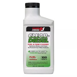 Power Service 09226 Power Service  Clear Diesel Fuel and Tank Cleaner, 26 oz.