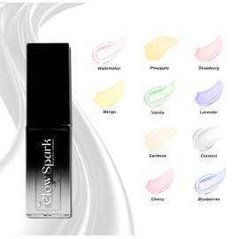 GLOW SPARK Lip Glow Oil for Radiant, Fuller Lips. Luxurious Hydration & All-Day Moisture for Lip Elegance (Coconut)