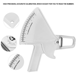 Body Fat Calliper Skin Wrinkle Tester 2 Piece Personal Body Fat Meter for Accurate Fitness Measurement of Skin Wrinkle