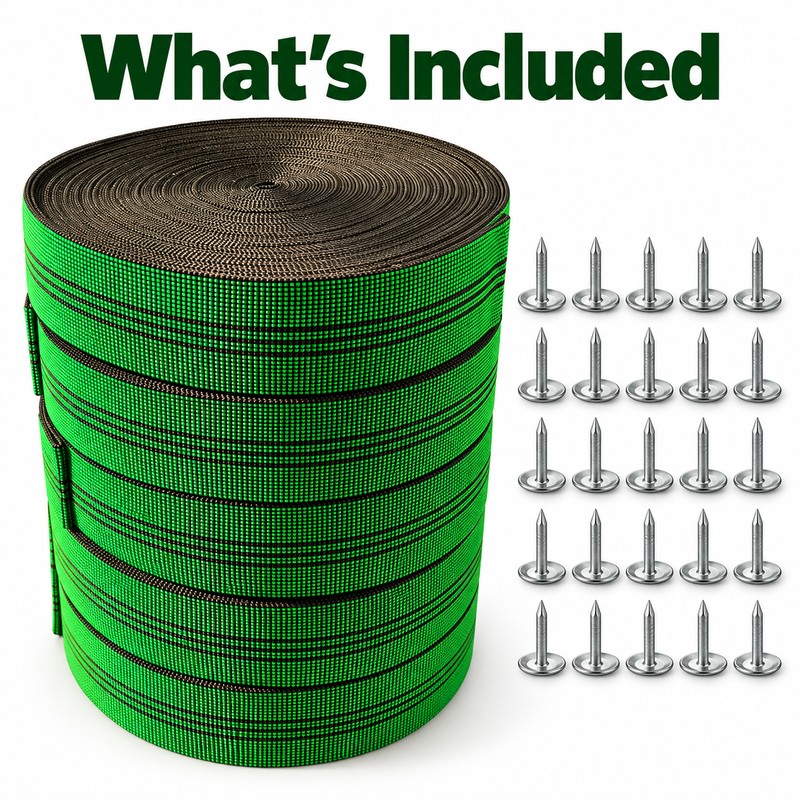 Twill Elastic Upholstery Webbing for Furniture Repair