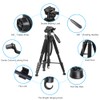 74’’ Camera Tripod,Heavy Duty Camera Stand Tripod,Cell Phone Tripod with