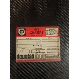 DOUGLAS TOOLS: [4-48] THREAD CHASERS, 5/16DS GEOMETRIC DIE HEAD, USA NEW OLD STK