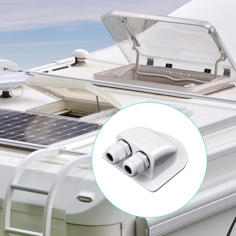 Solar Cable Entry IP68 2-Way Cable Entry Roof Feed-Through Waterproof