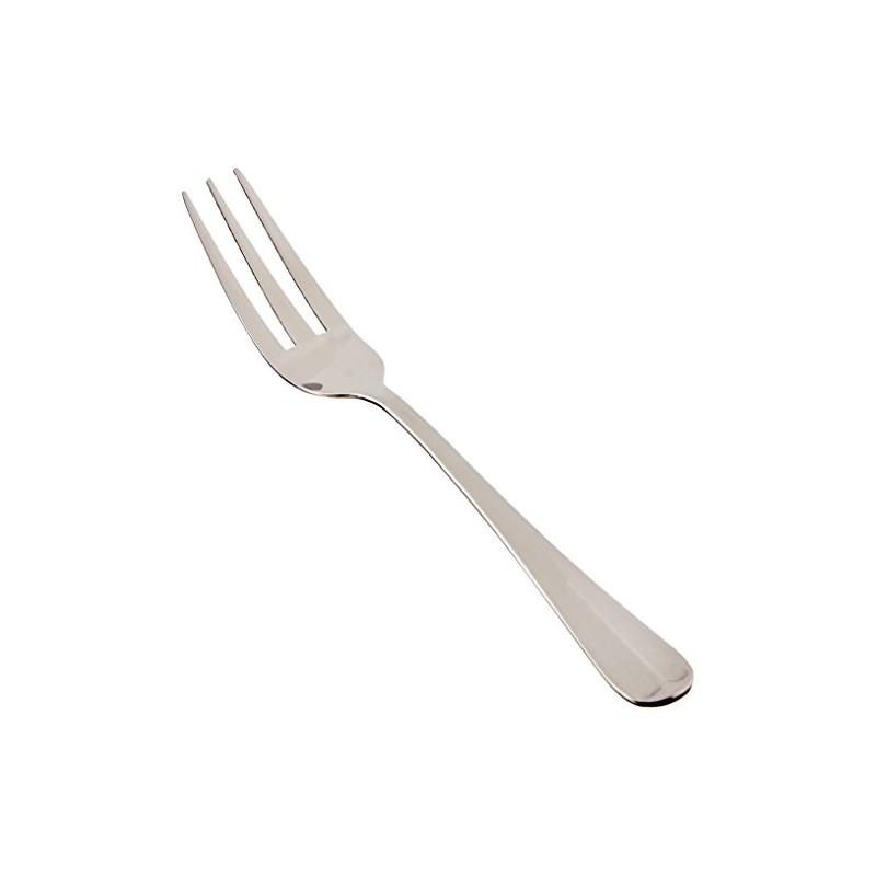 Winco 0015-05 12-Piece Lafayette 3-Tine Dinner Fork Set, 18-0 Stainless
