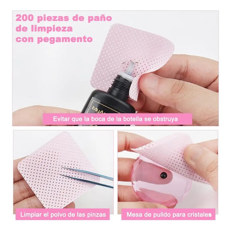 Kit Profesional Banna para Extensiones de Pestañas con 902 Rosa