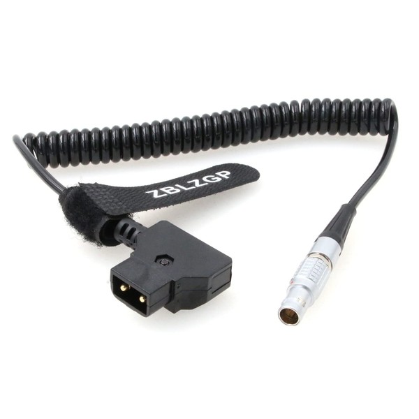 ZBLZGP D-tap to 0B 7 Pin Motor Coiled Power Cable