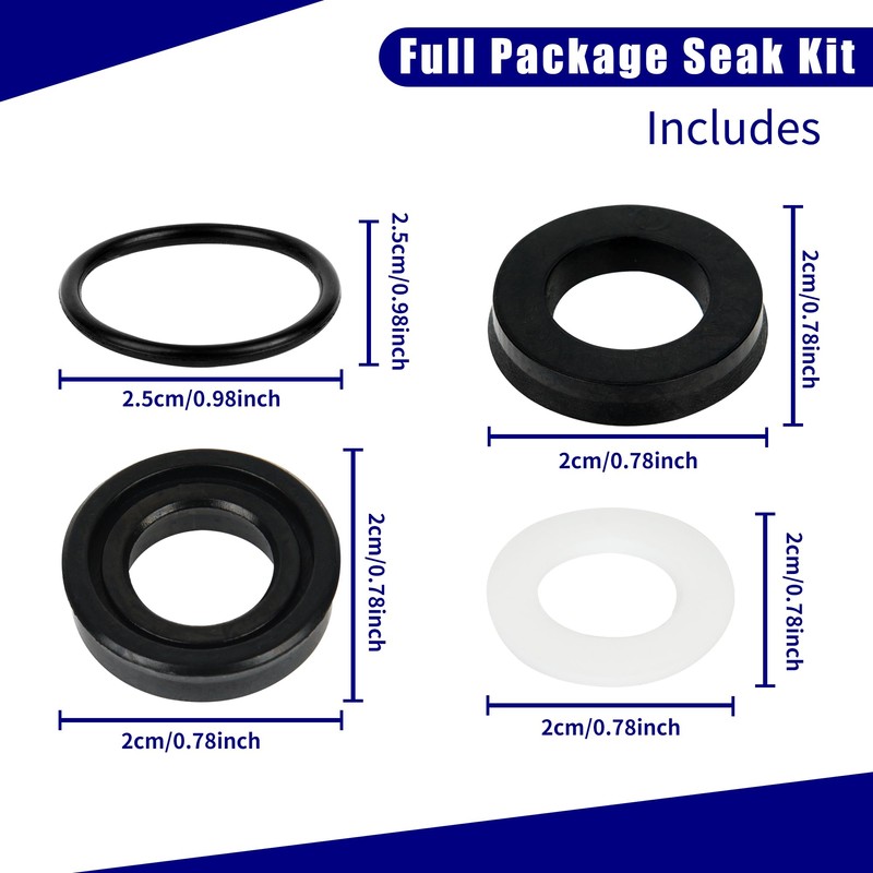 7106627 Pressure Washer Pump Seal Kit fit for Simpson Cleaning,
