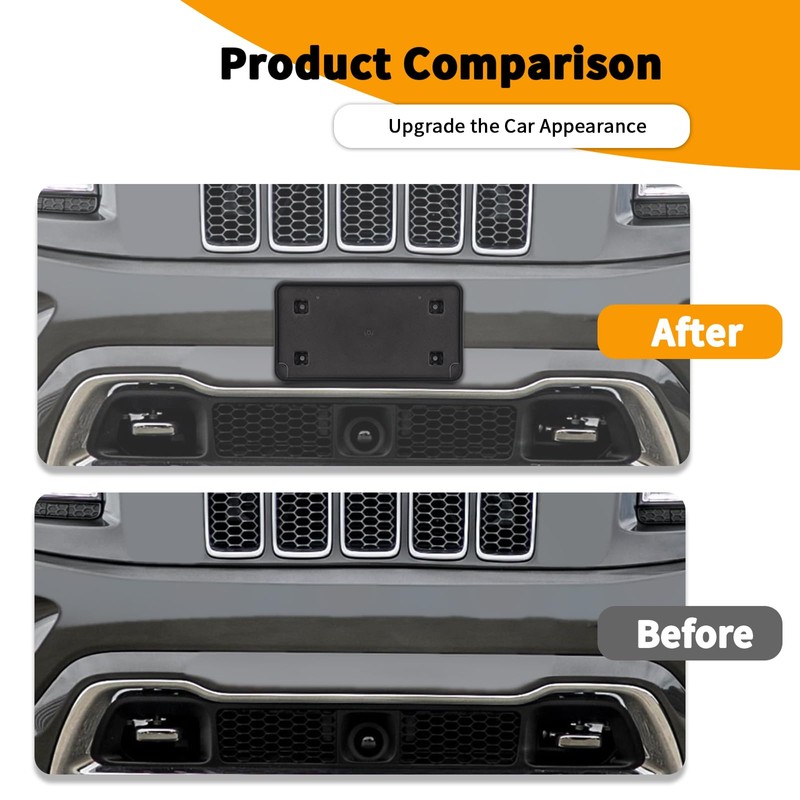 Hoolcar Front License Plate Frame Car License Plate Mounting Bracket