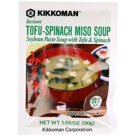Kikkoman Instant Soup, Tofu Spinach Miso, 1.05 Ounce