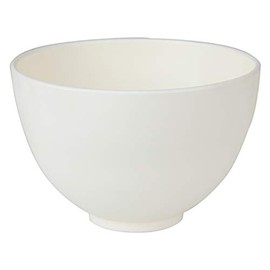 Mild Rubber Bowl, Large Size, Diameter 5.1 inches (13 cm), White [Rubber Ball, Color Bowl, Color Bowl, Cupball, Beauty Salon, Rubber Bowl, Cup, Unbreakable, Dental