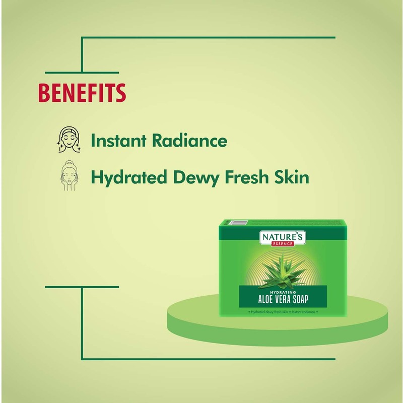Nature's Essence Moisturizing Soap, Aloevera, 75g