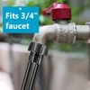 5 Pack Drip Irrigation Tubing Faucet Adapter Garden Faucet Hose