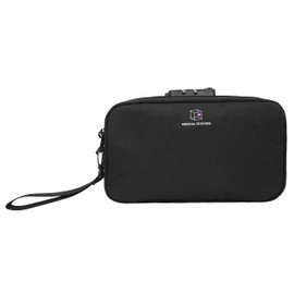 Medication Travel Pouch with TSA Lock – Water-Resistant Pill Organizer & Prescription Bag, Includes Medical ID Card and Wrist Strap, 8x12"