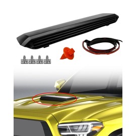 Qnbes Front Upper Hood Scoop Duct Fit for Toyota Tacoma 2016 2017 2018 2019 2020 2021 2022, Front Hood Vent Cover for Decorative Replace 7618104900