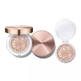 The Saem 더샘 에코 소울 에센스 파운데이션 팩트(본품+리필) 21호 수분광 The Saem Eco Soul Essence Foundation Pact (Refill Included) 21 Moisturizing Glow