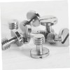 LABRIMP 10PCS Nickel Plated Camera Screws for Quick Release Plate