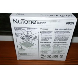 Nutone Basic Ventilation Fan 696N New Sealed