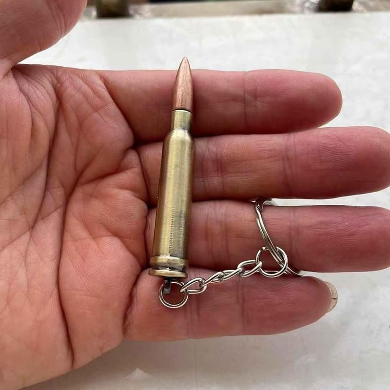 Zatibvy - Llavero modelo de bala de 2.7 pulgadas, aleación