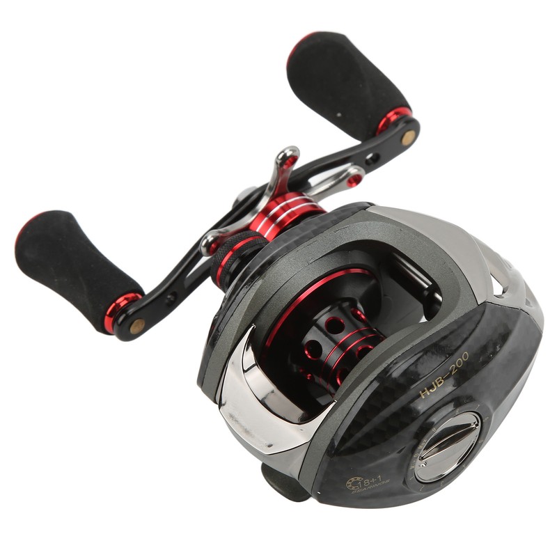 Baitcasting Reels Metal 18+1BB 6.3:1 Gear Ratio High Speed Fishing