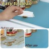 Refrigerator Mats 3PCS Silicone Shelf Liners Refrigerator Mats Heat Resistant