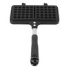 Double Waffle Baking Pan, Aluminum Stovetop Waffle Maker with Even