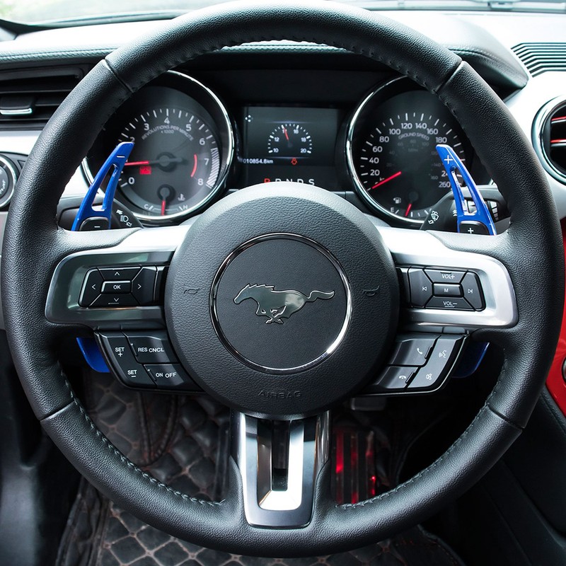 Steering Wheel Shift Paddle Extended Shifter Trim Cover for Ford