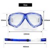 EnzoDate Optical Diving Gear Kit Myopia Snorkel Set, Different Strength