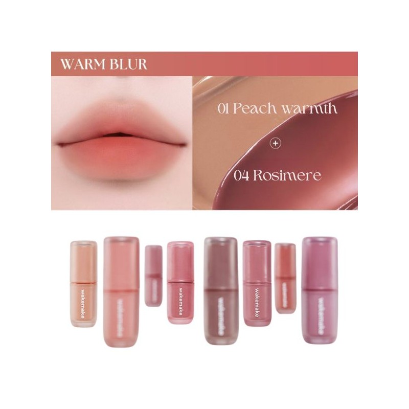 WAKEMAKE Water Blurring Layering Tint 4.6g, Color:12 Tulip Shower