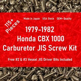 KM Carburetor Honda CBX 1000 Carburetor Complete JIS Screw Kit MADE IN JAPAN  USA Stock