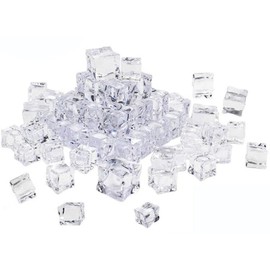 Myth Square, Display, Ice, Food, Sample, Models, Photography, Prop, Ice Cubes, 0.8 inches (2 cm), Set of 50