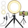 6" Ring Light with Stand & Phone Tripod 11 Brightness
